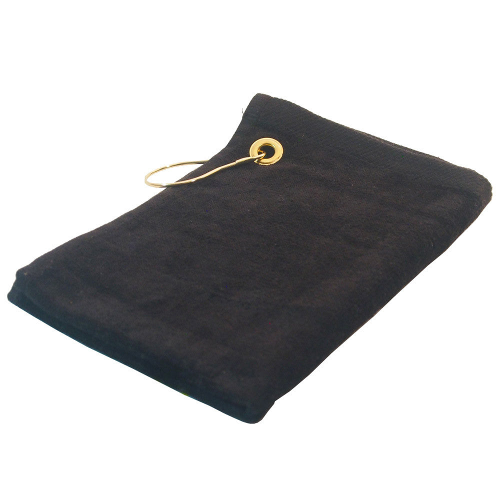 Golf Towel - 16" x 26" with Brass Grommet & Hook