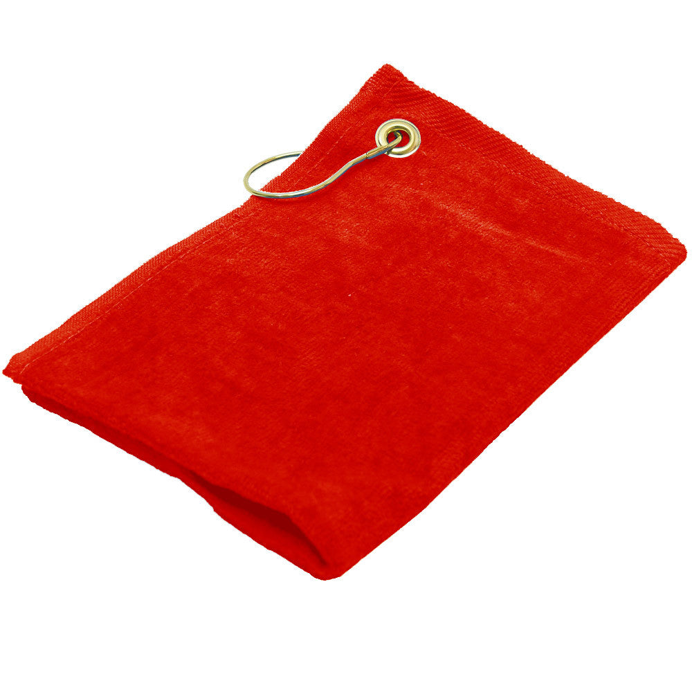 Golf Towel - 16" x 26" with Brass Grommet & Hook