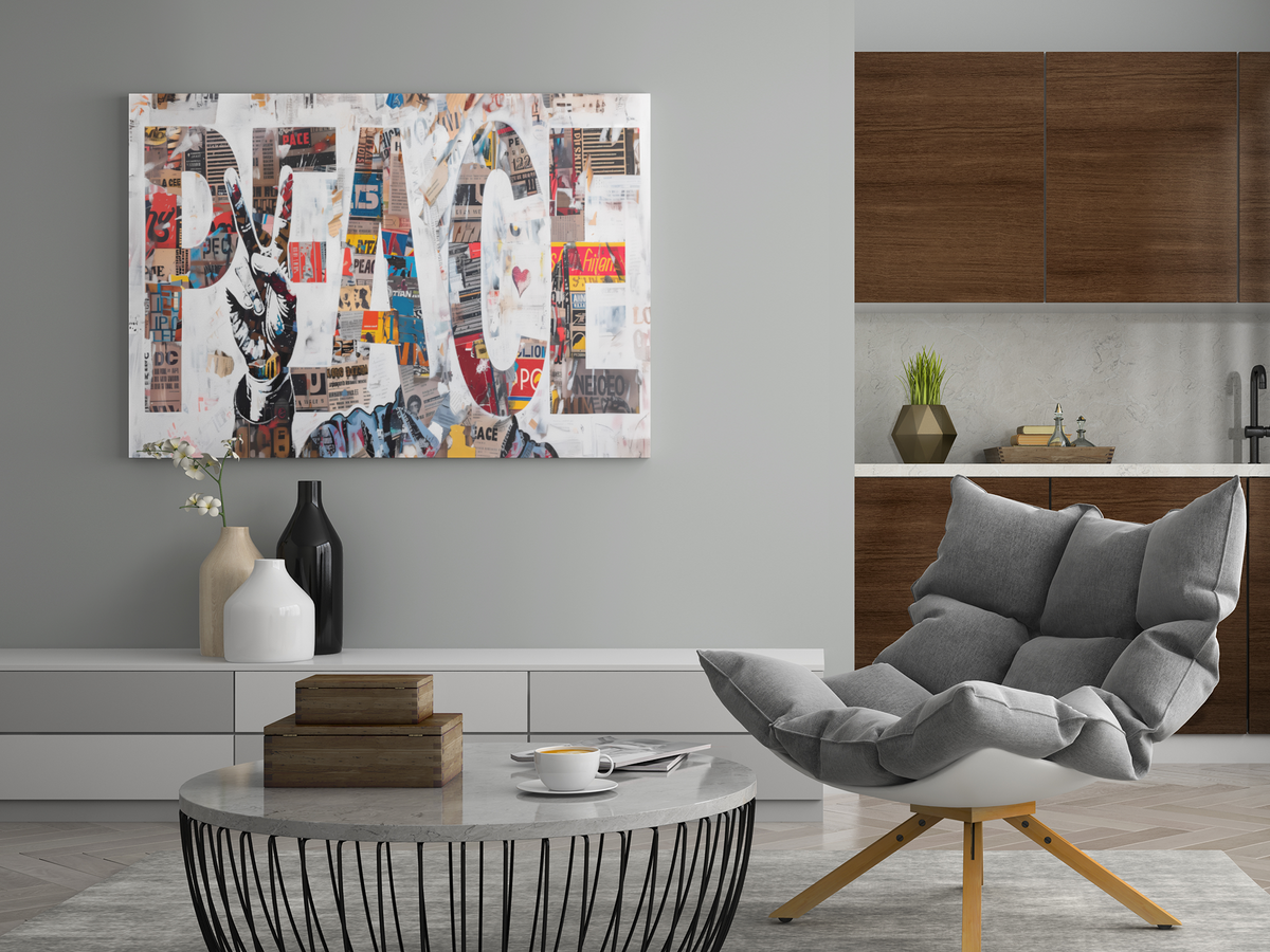 Peace Graffiti Wall Art